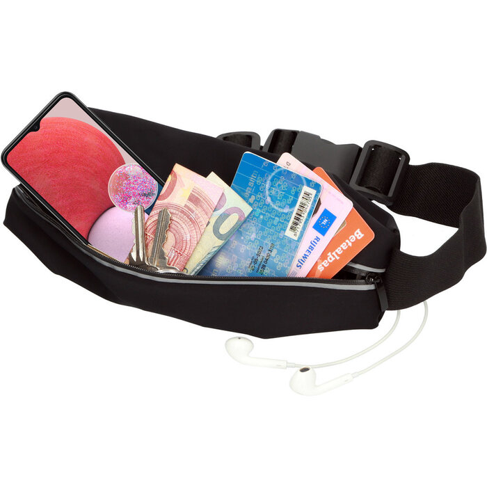 Mobiparts Mobiparts Comfort Fit Sportband voor Samsung Galaxy A13 - Zwart
