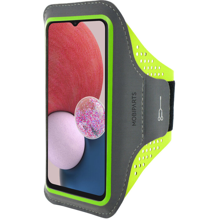 Mobiparts Mobiparts Comfort Fit Sport Armband Samsung Galaxy A13/A04s (2022) Neon Green