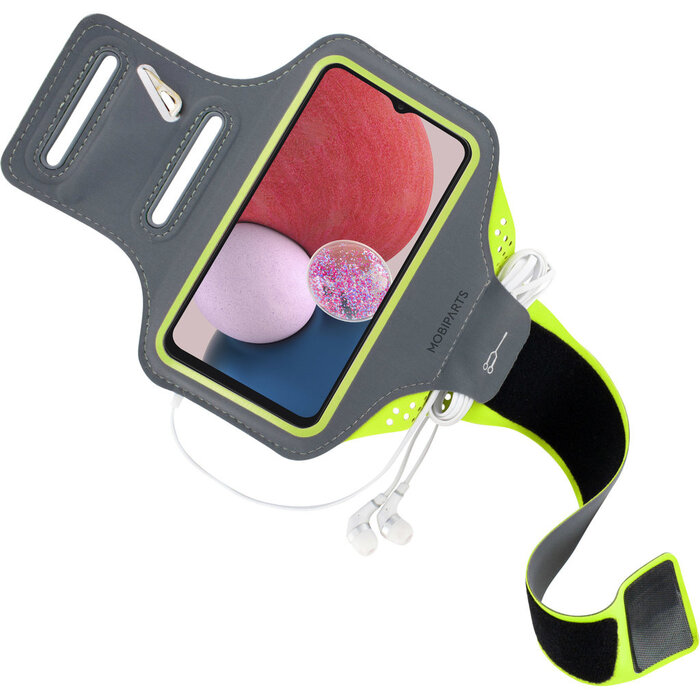Mobiparts Mobiparts Comfort Fit Sport Armband Samsung Galaxy A13/A04s (2022) Neon Green