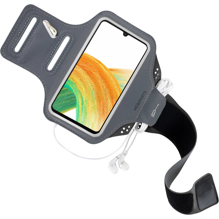 Mobiparts Mobiparts Comfort Fit Sport Armband voor Samsung Galaxy A33 5G - Zwart