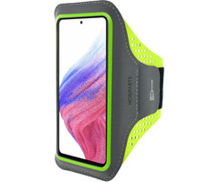 Mobiparts Mobiparts Comfort Fit Sport Armband voor Samsung Galaxy A53 5G - Neon Groen