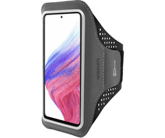 Mobiparts Mobiparts Comfort Fit Sport Armband voor Samsung Galaxy A53 - Zwart