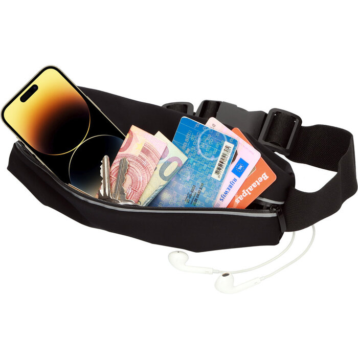 Mobiparts Mobiparts Comfort Fit Sport Belt Apple iPhone 14 Pro Max Black