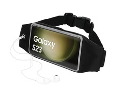 Mobiparts Mobiparts Comfort Fit Sport Belt voor Samsung Galaxy S23 - Zwart
