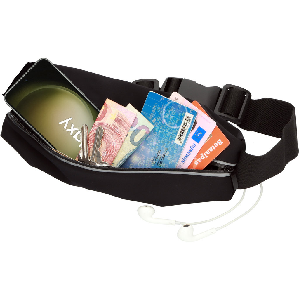 Mobiparts Mobiparts Comfort Fit Sport Belt voor Samsung Galaxy S23 - Zwart