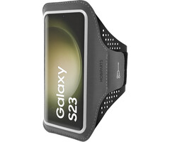 Mobiparts Mobiparts Comfort Fit Sport Armband voor Samsung Galaxy S23 - Zwart