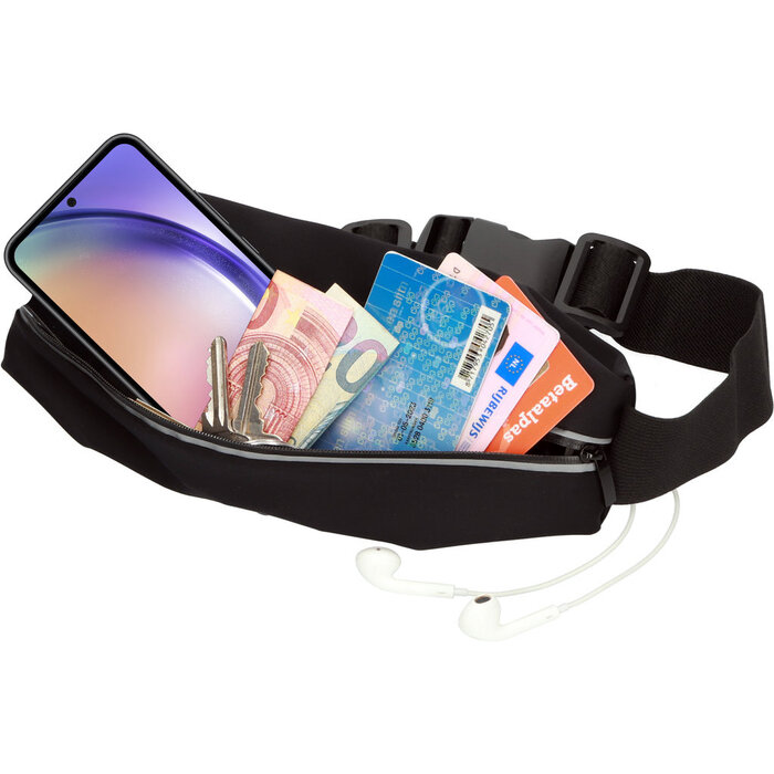 Mobiparts Mobiparts Comfort Fit Sportband voor Samsung Galaxy A54 5G - Zwart