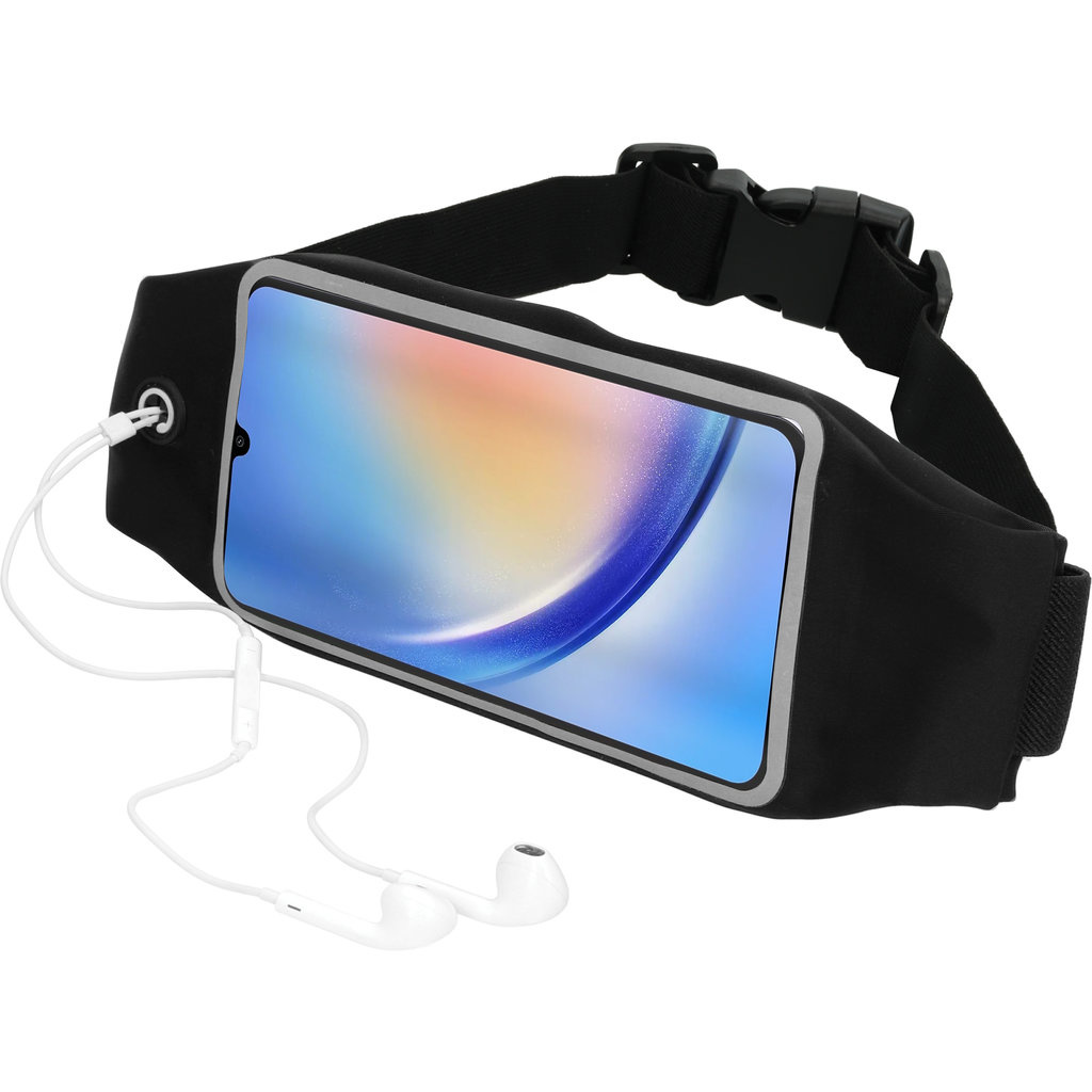 Mobiparts Mobiparts Comfort Fit Sport Belt voor Samsung Galaxy A34 5G - Zwart