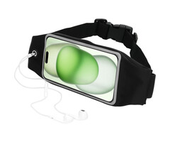 Mobiparts Mobiparts Comfort Fit Sport Belt voor iPhone 15 Plus - Zwart