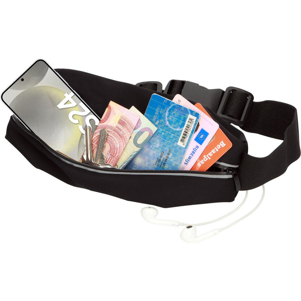 Mobiparts Mobiparts Comfort Fit Sportband voor Samsung Galaxy S24 - Zwart