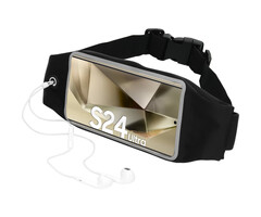 Mobiparts Mobiparts Comfort Fit Sportband voor Samsung Galaxy S24 Ultra - Zwart