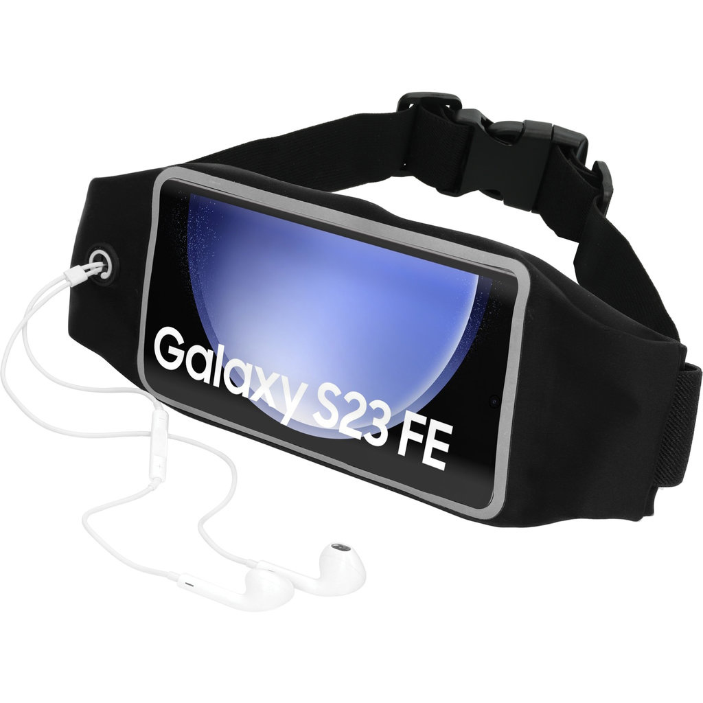 Mobiparts Mobiparts Comfort Fit Sportband voor Samsung Galaxy S23 FE - Zwart