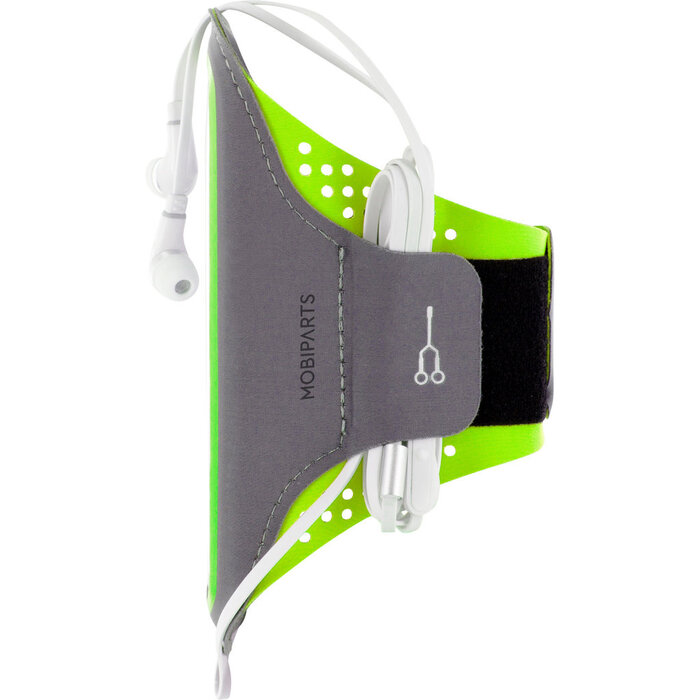 Mobiparts Mobiparts Comfort Fit Sport Armband voor Samsung Galaxy S24 - Neon Groen