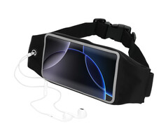 Mobiparts Mobiparts Comfort Fit Sport Belt voor Apple iPhone 16 Pro Max - Zwart