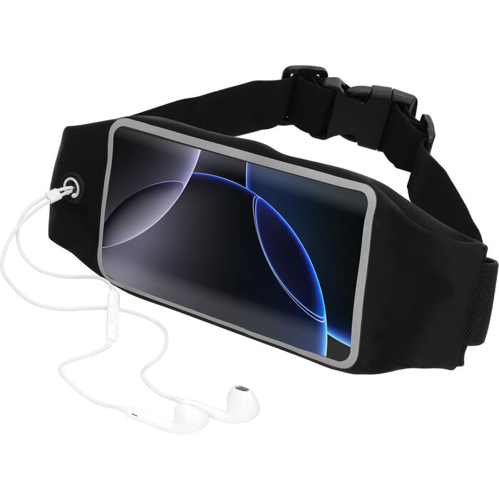 Mobiparts Mobiparts Comfort Fit Sport Belt voor Apple iPhone 16 Pro Max - Zwart