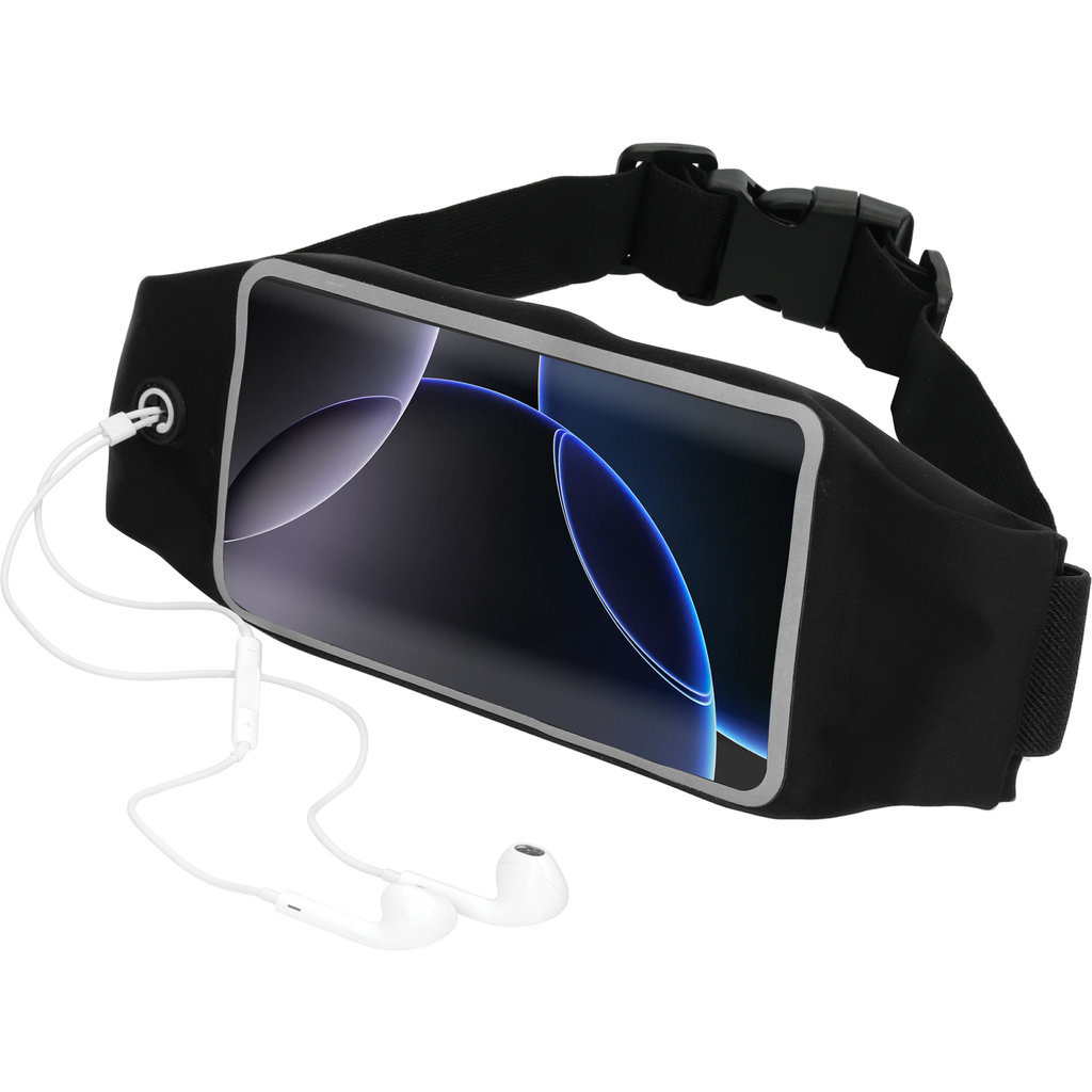 Mobiparts Mobiparts Comfort Fit Sport Belt voor Apple iPhone 16 Pro Max - Zwart