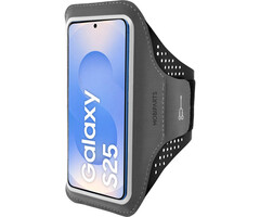 Mobiparts Mobiparts Comfort Fit Sport Armband Samsung Galaxy S25 Black