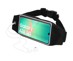 Mobiparts Mobiparts Comfort Fit Sportband voor Samsung Galaxy A26 - Zwart