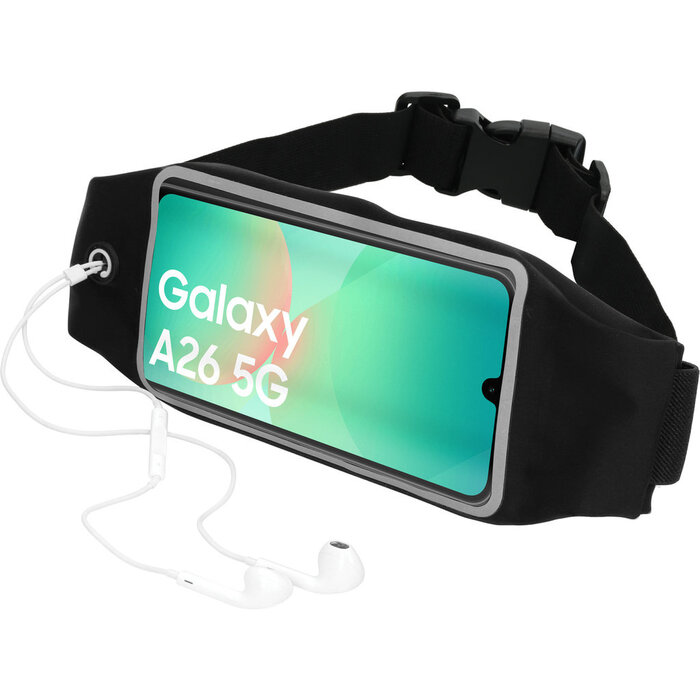 Mobiparts Mobiparts Comfort Fit Sportband voor Samsung Galaxy A26 - Zwart