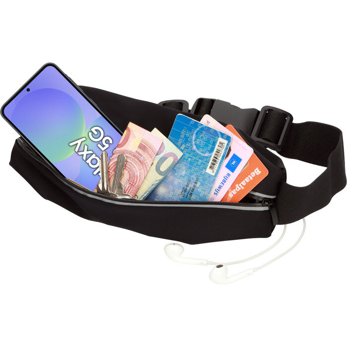 Mobiparts Mobiparts Comfort Fit Sportband voor Samsung Galaxy A36 - Zwart