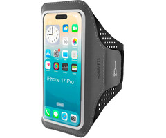 Mobiparts Mobiparts Comfort Fit Sport Armband voor Apple iPhone 17 Pro - Zwart