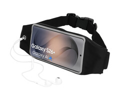 Mobiparts Mobiparts Comfort Fit Sportband voor Samsung Galaxy S26 Plus - Zwart