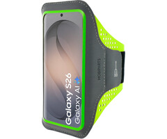 Mobiparts Mobiparts Comfort Fit Sportarmband voor Samsung Galaxy S26 - Neon Groen