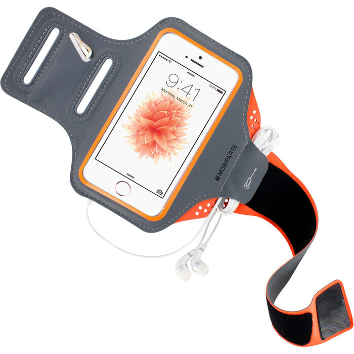 Mobiparts Mobiparts Comfort Fit Sport Armband voor iPhone 5 / 5S / SE - Neon Oranje