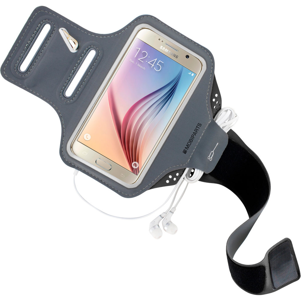 Mobiparts Mobiparts Comfort Fit Sport Armband voor Samsung Galaxy S5 & S6 - Zwart