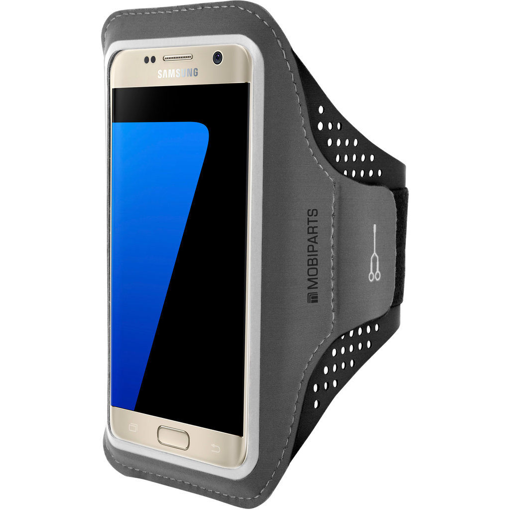 Mobiparts Mobiparts Comfort Fit Sport Armband voor Samsung Galaxy S7 - Zwart