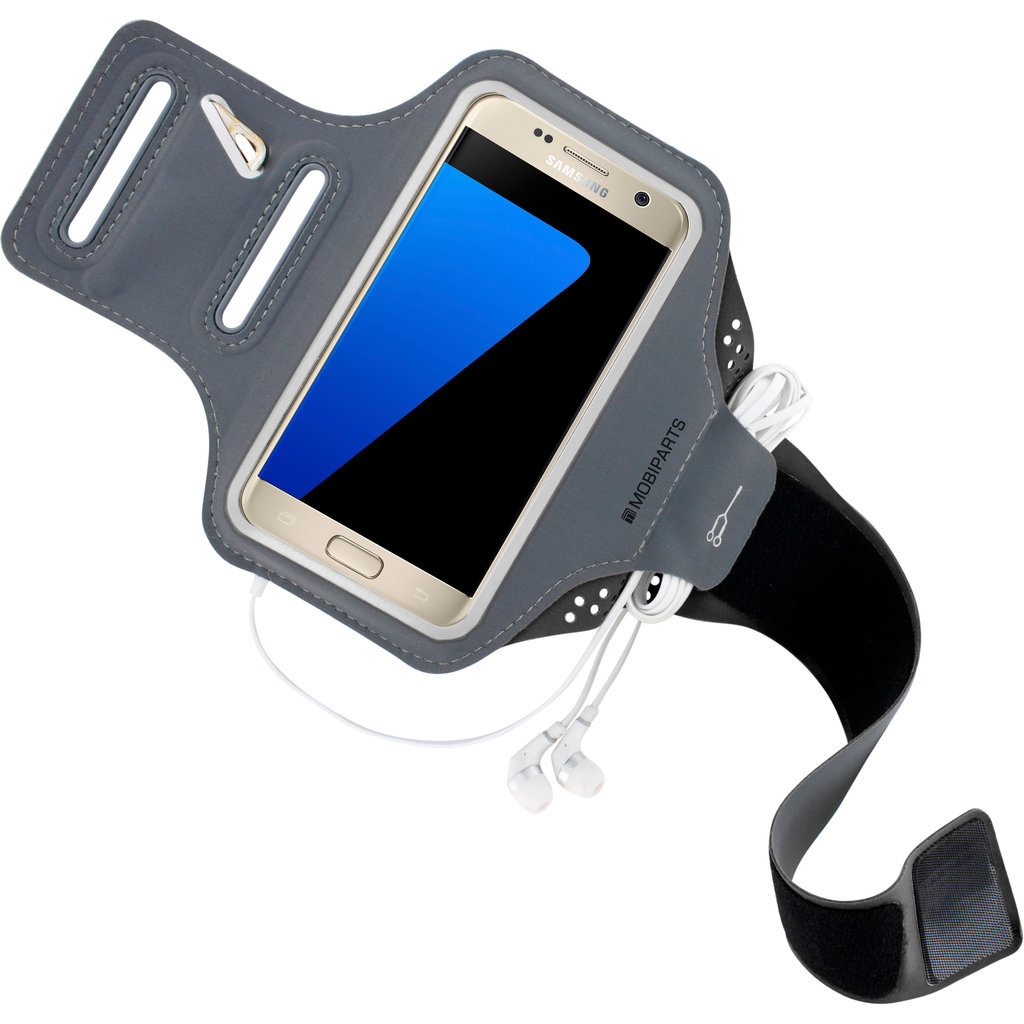Mobiparts Mobiparts Comfort Fit Sport Armband voor Samsung Galaxy S7 - Zwart