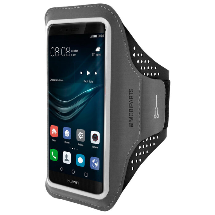 Mobiparts Mobiparts Comfort Fit Sport Armband voor Huawei P9 - Zwart