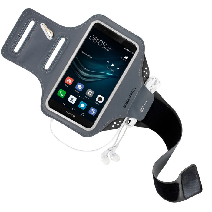 Mobiparts Mobiparts Comfort Fit Sport Armband voor Huawei P9 - Zwart