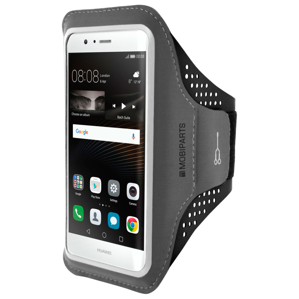 Mobiparts Mobiparts Comfort Fit Sport Armband voor Huawei P9 Lite - Zwart