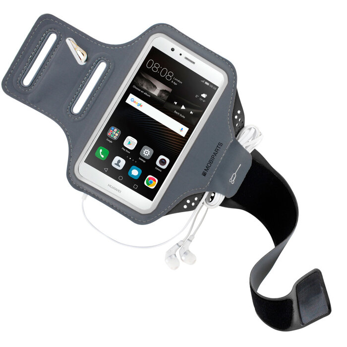 Mobiparts Mobiparts Comfort Fit Sport Armband voor Huawei P9 Lite - Zwart