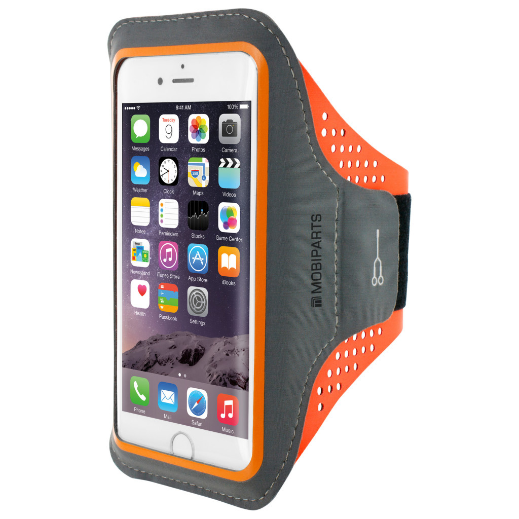 Mobiparts Mobiparts Comfort Fit Sport Armband Size M Neon Orange