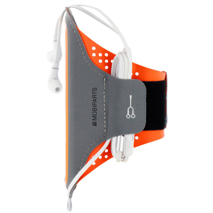 Mobiparts Mobiparts Comfort Fit Sport Armband Maat M - Neon Oranje