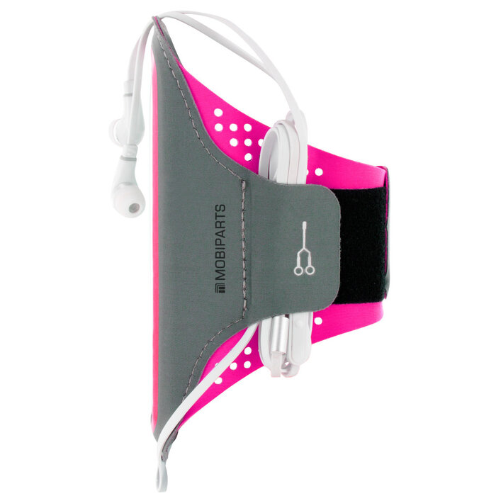 Mobiparts Mobiparts Comfort Fit Sport Armband Maat M - Neon Pink