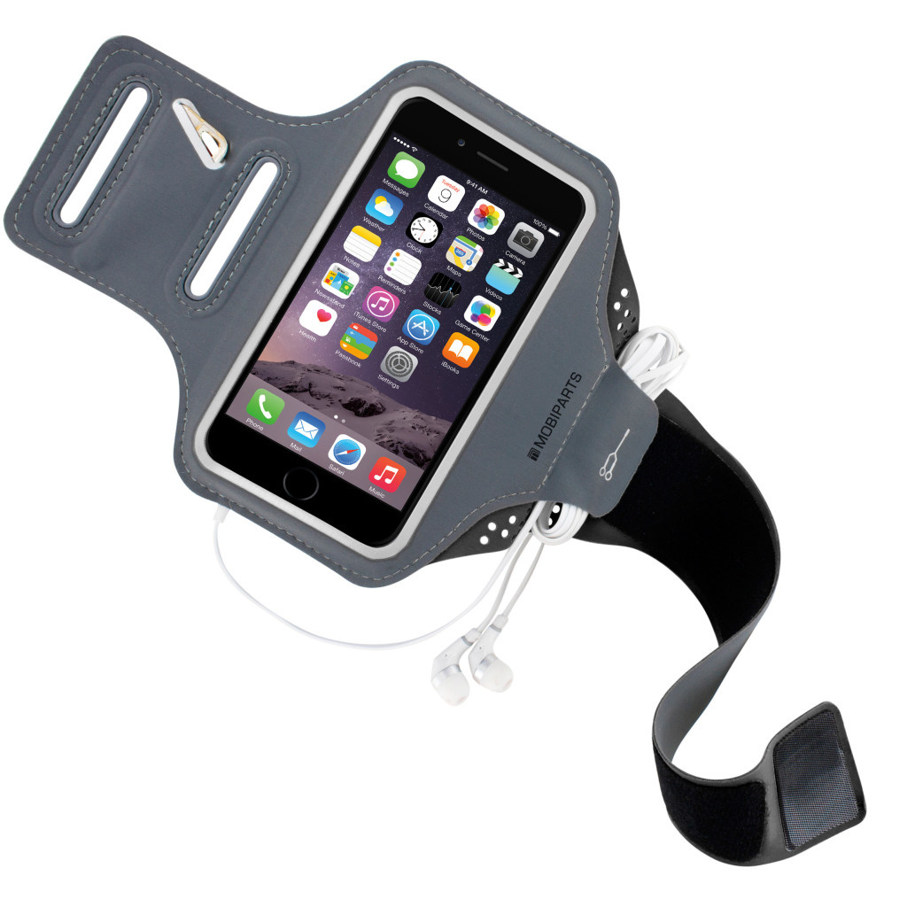 Mobiparts Mobiparts Comfort Fit Sport Armband Maat L - Zwart