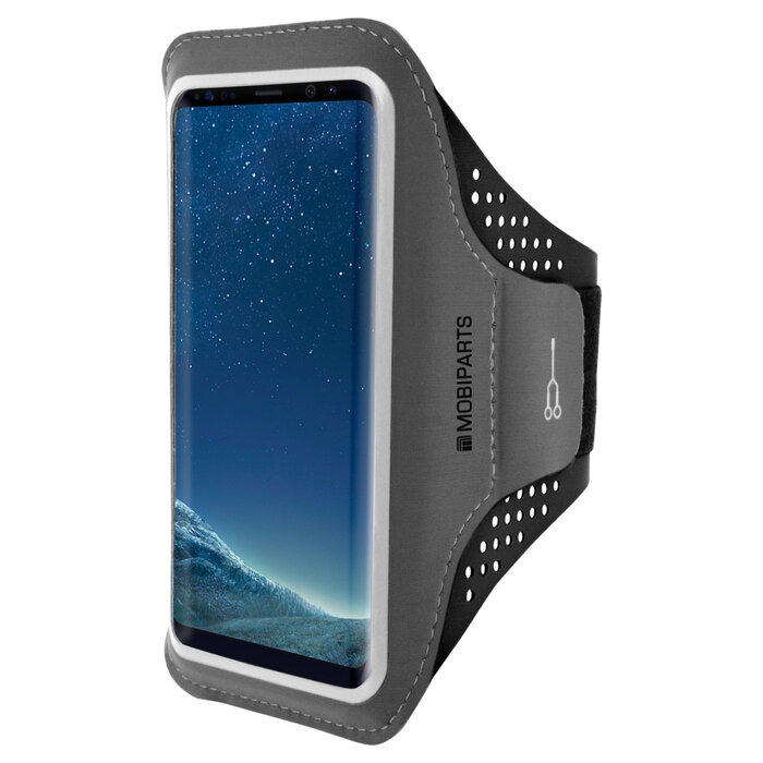 Mobiparts Mobiparts Comfort Fit Sport Armband voor Samsung Galaxy S8 - Zwart