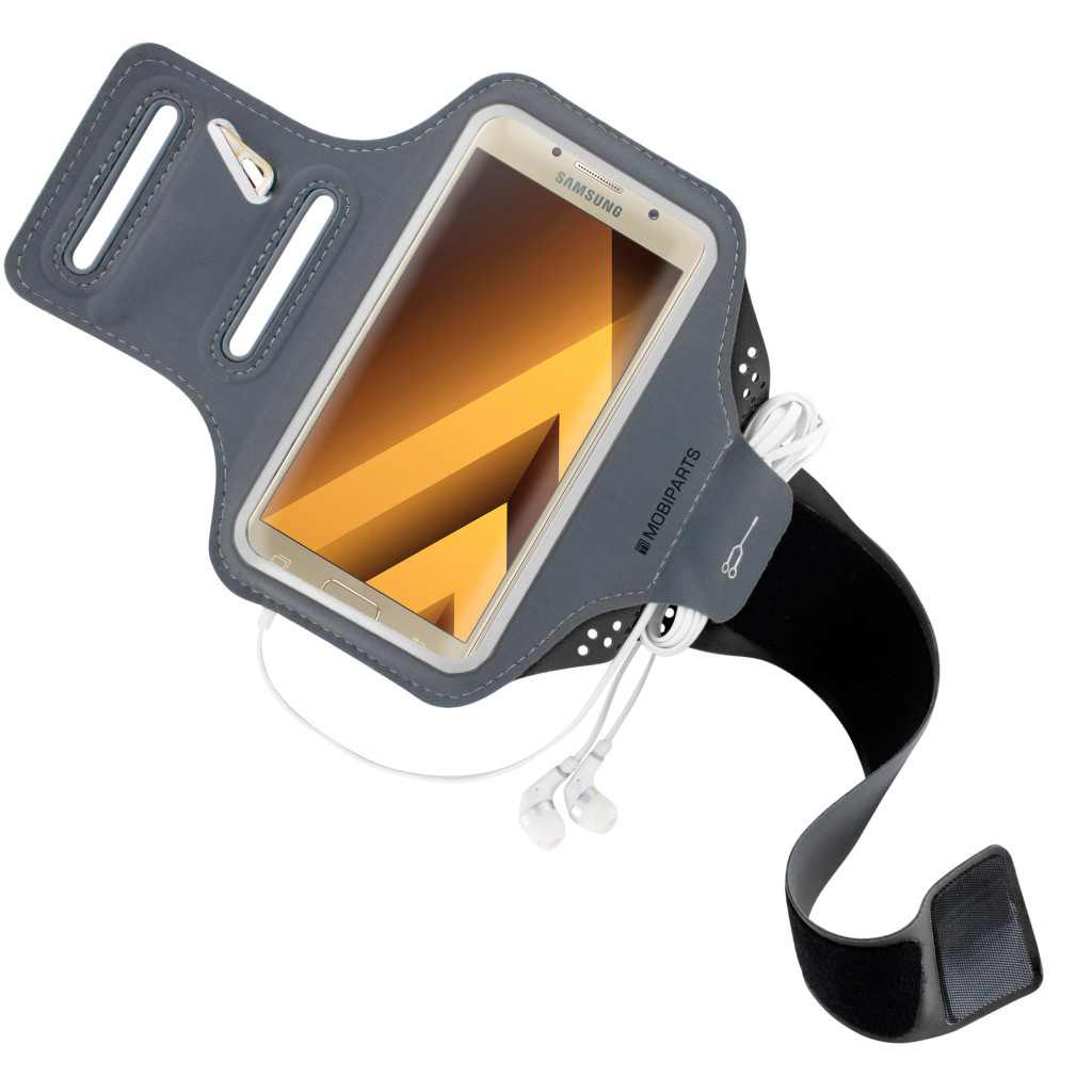 Mobiparts Mobiparts Comfort Fit Sport Armband voor Samsung Galaxy A3 (2017) - Zwart
