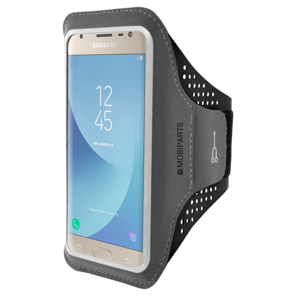 Mobiparts Mobiparts Comfort Fit Sport Armband voor Samsung Galaxy J3 (2017) - Zwart