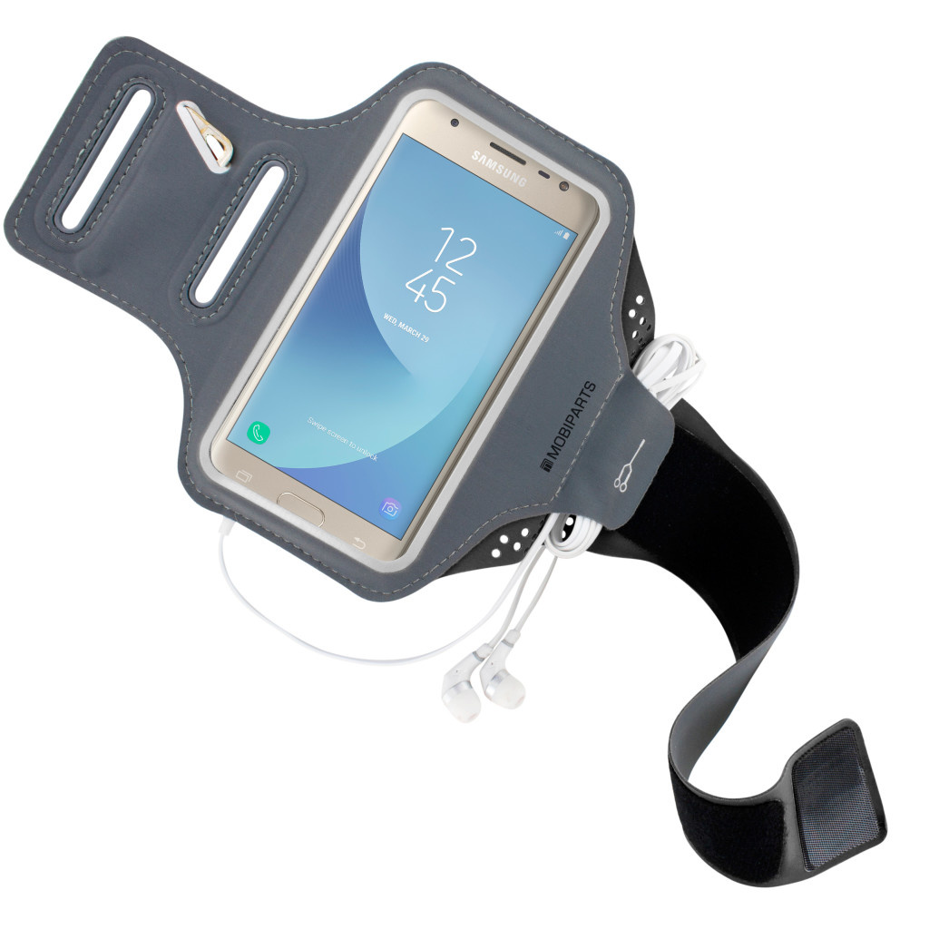 Mobiparts Mobiparts Comfort Fit Sport Armband voor Samsung Galaxy J3 (2017) - Zwart