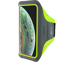 Mobiparts Mobiparts Comfort Fit Hardloopband voor iPhone X / XS - Neon Groen