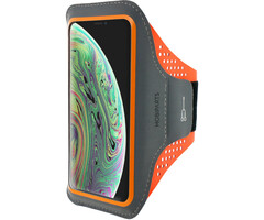 Mobiparts Mobiparts Comfort Fit Sport Armband voor iPhone X / XS - Neon Oranje