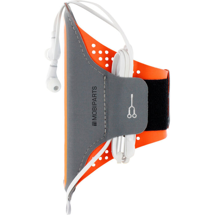 Mobiparts Mobiparts Comfort Fit Sport Armband voor iPhone X / XS - Neon Oranje