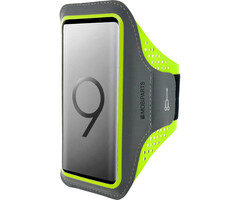 Mobiparts Mobiparts Comfort Fit Sport Armband voor Samsung Galaxy S9 Plus - Neon Groen