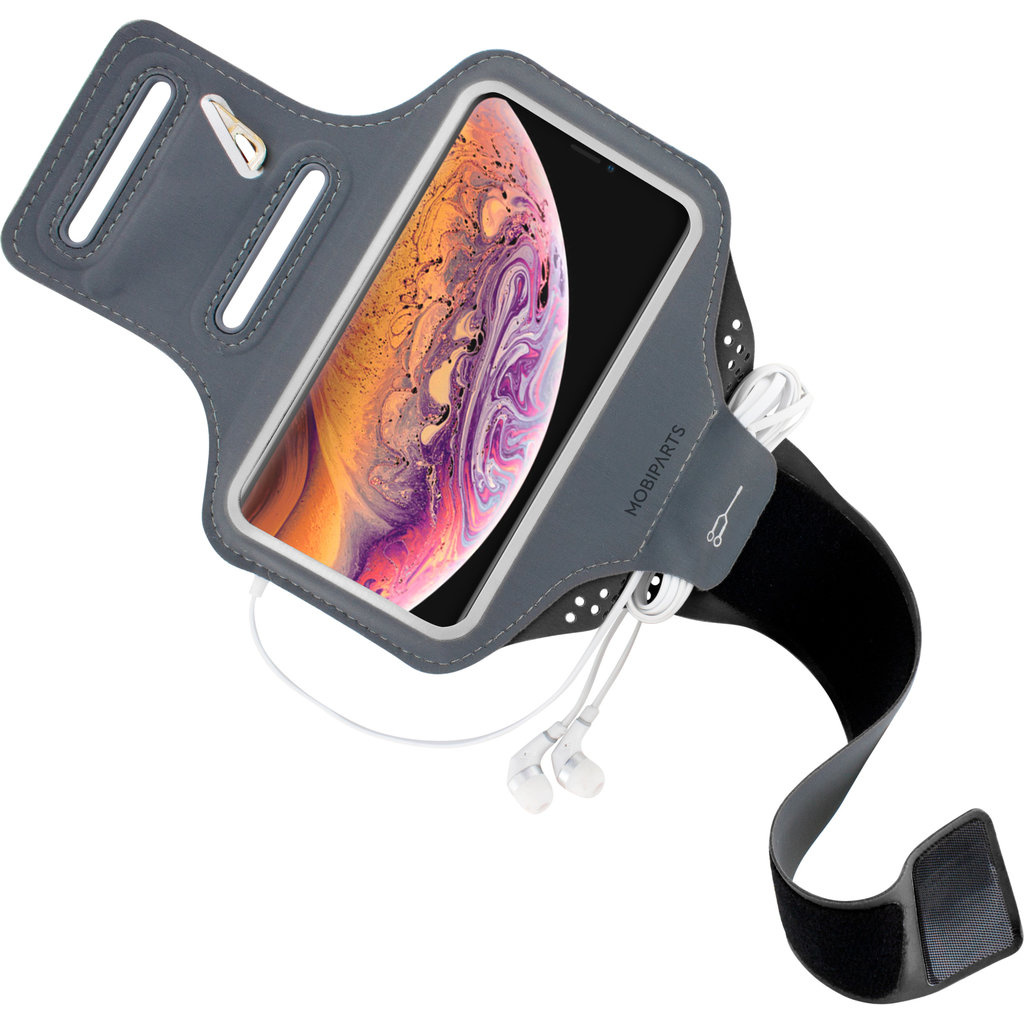 Mobiparts Mobiparts Comfort Fit Sport Armband voor Apple iPhone XS Max - Zwart