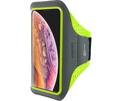 Mobiparts Mobiparts Comfort Fit Sport Armband iPhone XS Max - Neon Groen