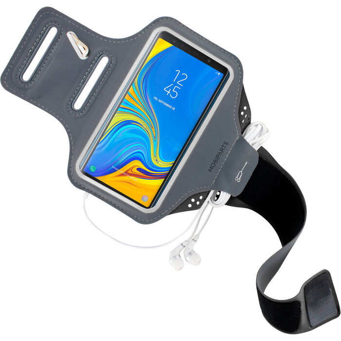 Mobiparts Mobiparts Comfort Fit Sport Armband voor Samsung Galaxy A7 (2018) - Zwart